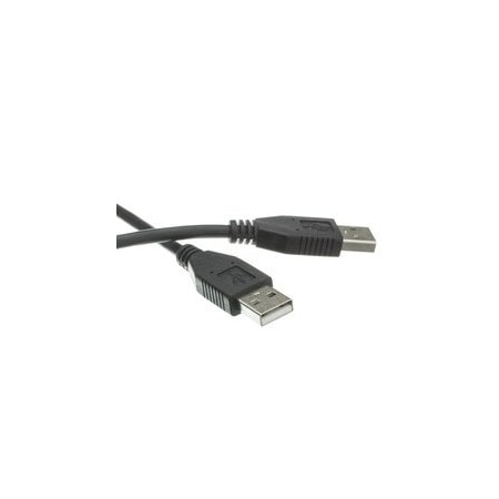 Cable Wholesale USB 2.0 Type A Male to Type A Male Cable, Black, 10 foot 10U2-02110BK